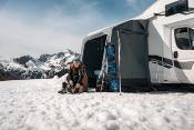 SAS NEIGE GONFLABLE DOMETIC KAMPA SPECIAL HIVER - WINTER AIR PVC 180 M - 180x180cm -Hauteur 265 à 295cm