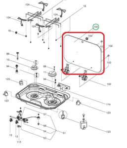 VITRE DE REMPLACEMENT POUR RECHAUD GAZ DOMETIC SERIE 8