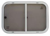 BAIE COULISSANTE BLANCHE 98x54cm POUR PORTE COULISSANTE SPECIALE DUCATO APRES 2002