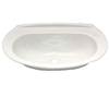 LAVABO OVALE ENCASTRABLE BLANC EN ABS 50 x 33 x 11 cm