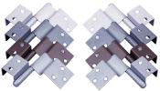 CHARNIERE SPECIALE PORTE x 2 GRIS CLAIR - GAUCHE