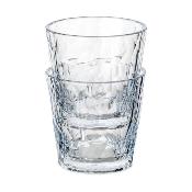 VERRE EMPILABLES 250ml KOZIOL CLUB N�22 100% RECYCLABLE - LOT DE 2