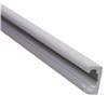 RAIL PLASTIQUE GRIS POUR RIDEAUX 2.2M