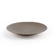 4 ASSIETTES PLATES 25cm TABLE & NATURE - COLORIS NOISETTE