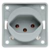 PRISE 230 V NORMES SUISSE BERKER INTEGRO - GRIS CLAIR