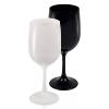 2 VERRES A VIN SAN NOIR OPAQUE  - 370 ML- NOUVEAU DESIGN 