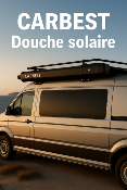 ROADSHOWER CARBEST Douche solaire 20 L pour galerie