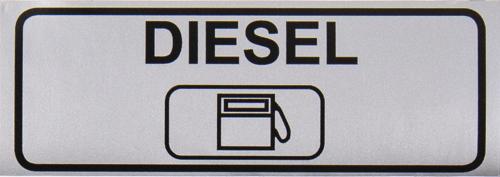 PANNEAU D'AVERTISSEMENT DIESEL L90 XH 30MM