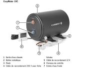 CHAUFFE EAU BOILER INOX CozyWater 10 Litres CARBEST, 12/230 V