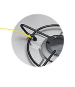 MANCHONS PLASTIQUES NOIRS POUR GRILLES DE RECHAUD X 8