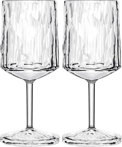 VERRES A VIN 200ml KOZIOL CLUB N°9 - 100% RECYCLABLE - LOT DE 2