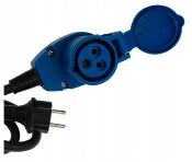 ADAPTATEUR SHUKO MALE/CEE FEMELLE + SHUKO FEMELLE 1.5M 3x2.5²
