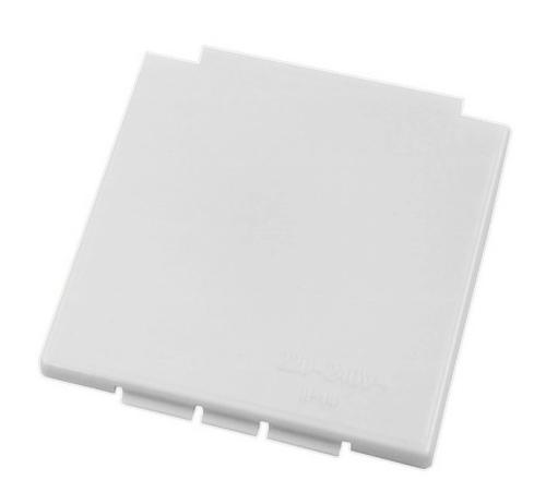 COUVERCLE DE RECHANGE CARRE BLANC POUR PRISE CEE EXTERIEURE ENCASTREE