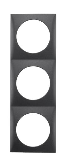 CADRE DE FINITION TRIPLE BERKER INTEGRO ANTHRACITE