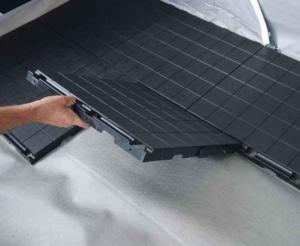 BORDURES LATERALES POUR PLANCHER EN MATIÈRE PLASTIQUE NOIR IKAFLOOR ISABELLA