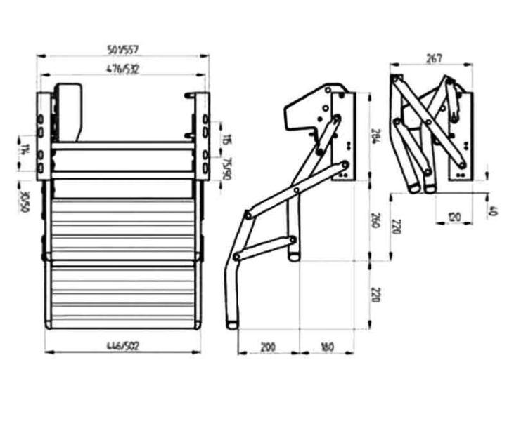 THULE Relais pour marchepied de camping-car Step 12V