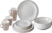Service de table en mlamine Savana - 16 pices - Pour 4 personnes 