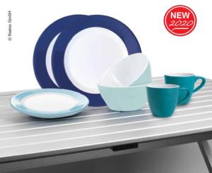 HARMONIE - SET DE VAISSELLE EN MELAMINE 4 PERSONNES