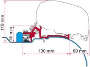 ADAPTATEUR STORE FIAMMA F65 POUR Iveco Daily H2