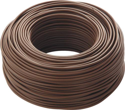 FIL ELECTRIQUE CABLE MULTIBRIN 12V SOUPLE 1x1,5 mm2 BRUN - Rouleau 5m