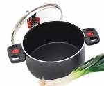 CASSEROLE ANTI-ADHESIVE A POIGNEES REPLIABLES - 20CM