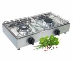 CUISINIÈRE À GAZ LUXUS INOX 2 FEUX - 30 mbar 3.5 KW