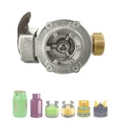 ADAPTATEUR BOUTEILLE GAZ 6kg MALICE, ELFI, TWINNY - VALVE 20mm
