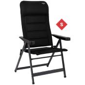 FAUTEUIL DE CAMPING CRESPO AIRDELUXE S, NOIR (AP-235) 