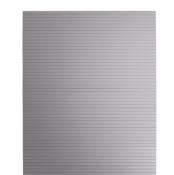 LATTE ARGENTEE POUR MONTAGE VOLET ROULANT 25x8x2500mm