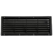 GRILLE DE VENTILATION MPK + CACHE NOIR 375 x 150 mm