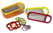 BOITE ALIMENTAIRE AVEC 3 RAPES - 20x9x8cm