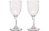 LOT DE 2 VERRES A VIN TRANSPARENTS BERGER 125 ML