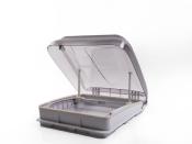 LANTERNEAU CARBEST SKYLIGHT 40x40 CM A BARRE DE LEVAGE - VENTILATION FORCEE