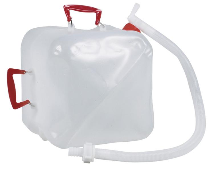 10L Réservoir d'eau Pliable Sac Conteneur avec Robinet（24*20*20cm）,  Transporteur d'eau de Camping Pliable portatif Transparent pour Le Bureau,  Le Camping, Les jus de Fruits, Les Cocktails 