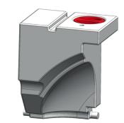 RESERVOIR D'EAU 28L pour passage roue GAUCHE sur VW T5/T6