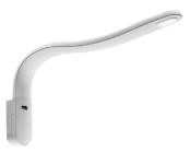 LAMPE A COL DE CYGNE FLEXIBLE BLANCHE A LED AVEC USB - 386mm