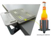 Porte-gobelet Purvario CLIP CLAP pour table, pour verres, bouteilles, etc.