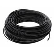 FIL ELECTRIQUE CABLE MULTIBRIN 12V SOUPLE 6 mm2 - NOIR - Rouleau  5 m
