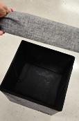 TABOURET RANGEMENT PLIABLE GRIS OUTWELL 30X30X29CM