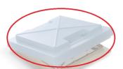 CAPOT REMPLACEMENT 28x28 POUR LANTERNEAU MPK REF 360251-Poignes Grises