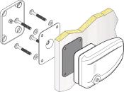 SAFE DOOR FIAMMA blanc - serrure extérieure complémentaire