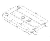 RESERVOIR EAU UNIVERSEL 110 L, BLANC - 1300x700xH120mm