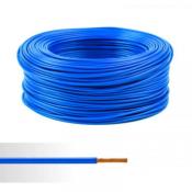 FIL ELECTRIQUE CABLE MULTIBRIN 12V SOUPLE 1x1,5 mm2 BLEU - Rouleau de 10 mtres