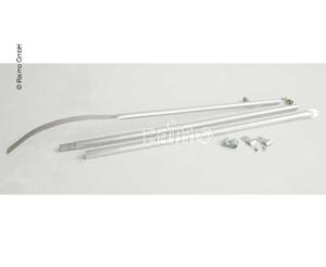 BARRE FAÎTIÈRE COURBÉE DE TOIT - ALU - 210 À 275cm - Ø25mm