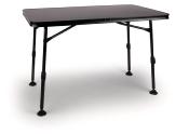 TABLE CALAIS ALUMINIUM noir - 115 x 70 cm - CAMP4