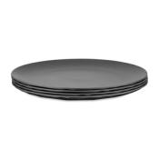 Lot de 4 assiettes Koziol CLUB SET GTEBORG Gris