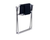 CHAISE PLIANTE AVEC DOSSIER RABATTABLE ALFARO NOIR - CAMP4