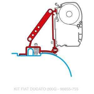 ADAPTATEUR DUCATO/BOXER/JUMPER > 2006 pour Fiamma F45S/F45TiL/ZIP