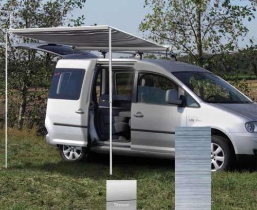 STORE FIAMMA F35PRO SPECIAL VAN - 220cm - BOITIER TITANIUM - TOILE royal grey
