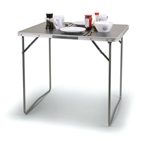 TABLE DE CAMPING 1er PRIX JESPER GRIS - 80 X 60cm McCAMPING